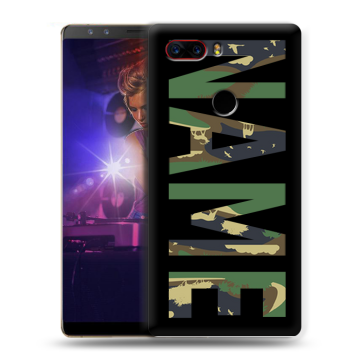 Пластиковый чехол на ZTE Nubia Z17S с принтом NAME