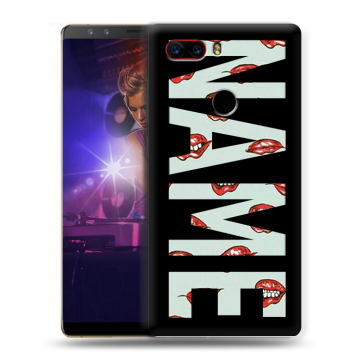 Пластиковый чехол на ZTE Nubia Z17S с принтом NAME