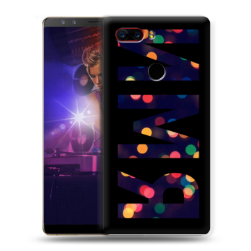 Пластиковый чехол на ZTE Nubia Z17S с принтом ИМЯ