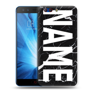 Силиконовый чехол на ZTE Nubia Z17 MiniS с принтом NAME