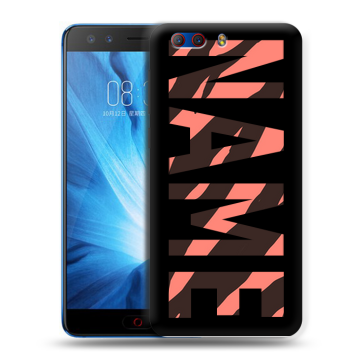 Силиконовый чехол на ZTE Nubia Z17 MiniS с принтом NAME