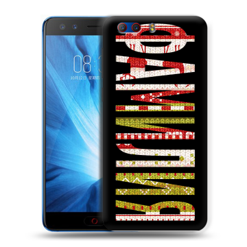 Силиконовый чехол на ZTE Nubia Z17 MiniS с принтом ФАМИЛИЯ