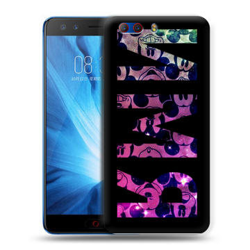 Силиконовый чехол на ZTE Nubia Z17 MiniS с принтом ИМЯ