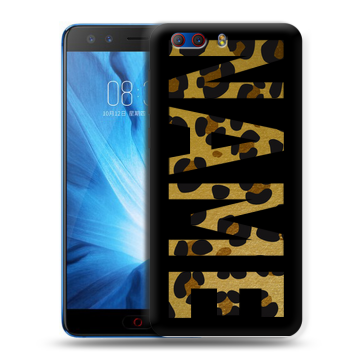 Силиконовый чехол на ZTE Nubia Z17 MiniS с принтом NAME