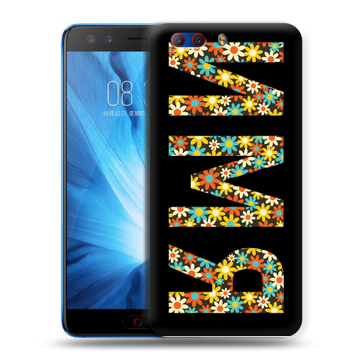 Силиконовый чехол на ZTE Nubia Z17 MiniS с принтом ИМЯ