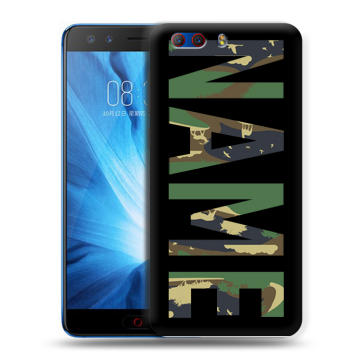 Силиконовый чехол на ZTE Nubia Z17 MiniS с принтом NAME