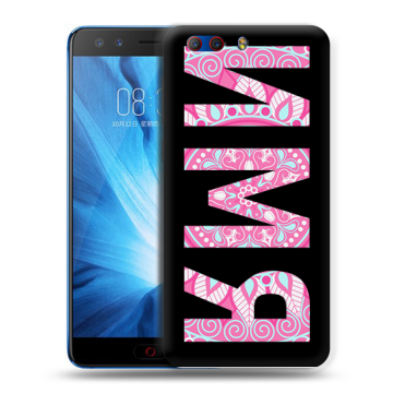 Силиконовый чехол на ZTE Nubia Z17 MiniS с принтом ИМЯ