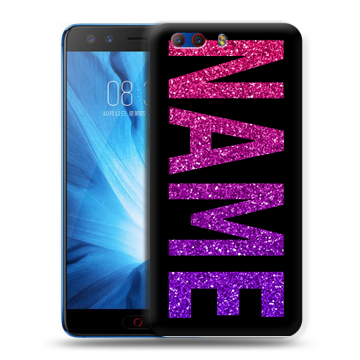 Силиконовый чехол на ZTE Nubia Z17 MiniS с принтом NAME