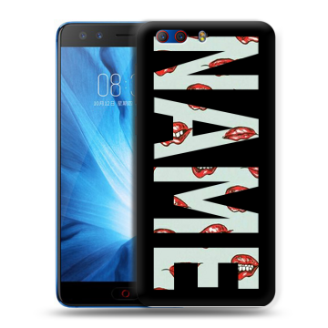 Силиконовый чехол на ZTE Nubia Z17 MiniS с принтом NAME