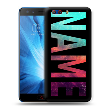 Силиконовый чехол на ZTE Nubia Z17 MiniS с принтом NAME