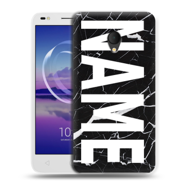 Силиконовый чехол на Alcatel U5 HD 5047d с принтом NAME