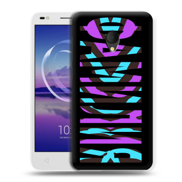 Силиконовый чехол на Alcatel U5 HD 5047d с принтом ФАМИЛИЯ