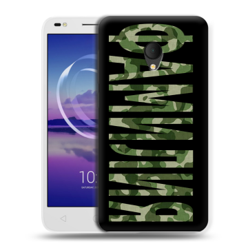 Силиконовый чехол на Alcatel U5 HD 5047d с принтом ФАМИЛИЯ