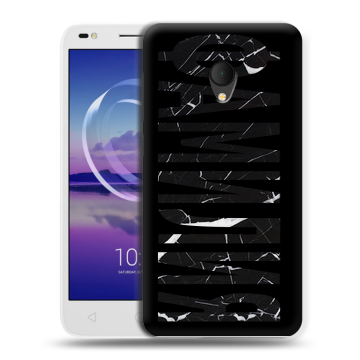 Силиконовый чехол на Alcatel U5 HD 5047d с принтом ФАМИЛИЯ