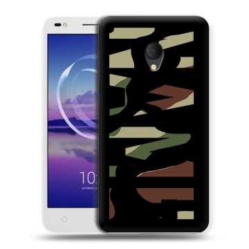 Силиконовый чехол на Alcatel U5 HD 5047d с принтом NAME