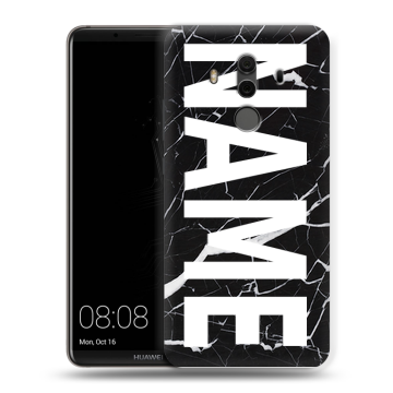 Силиконовый чехол на Huawei Mate 10 Pro с принтом NAME