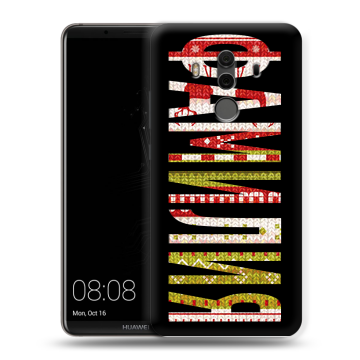Силиконовый чехол на Huawei Mate 10 Pro с принтом ФАМИЛИЯ