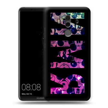Силиконовый чехол на Huawei Mate 10 Pro с принтом ИМЯ