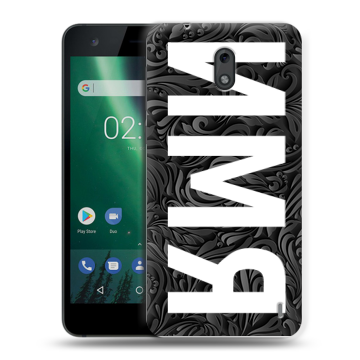Силиконовый чехол на Nokia 2 с принтом ИМЯ