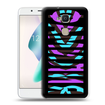 Силиконовый чехол на BQ Aquaris V Plus с принтом ФАМИЛИЯ