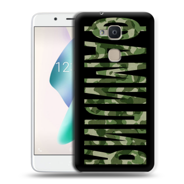 Силиконовый чехол на BQ Aquaris V Plus с принтом ФАМИЛИЯ