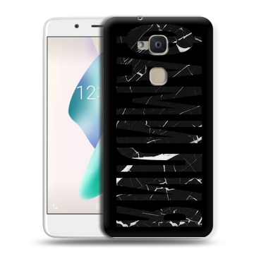 Силиконовый чехол на BQ Aquaris V Plus с принтом ФАМИЛИЯ