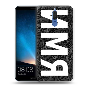 Силиконовый чехол на Huawei Nova 2i с принтом ИМЯ