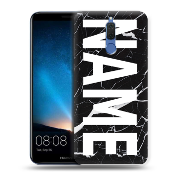 Силиконовый чехол на Huawei Nova 2i с принтом NAME