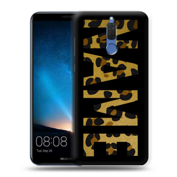 Силиконовый чехол на Huawei Nova 2i с принтом NAME