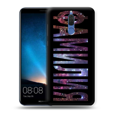 Силиконовый чехол на Huawei Nova 2i с принтом ФАМИЛИЯ