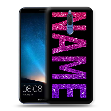 Силиконовый чехол на Huawei Nova 2i с принтом NAME