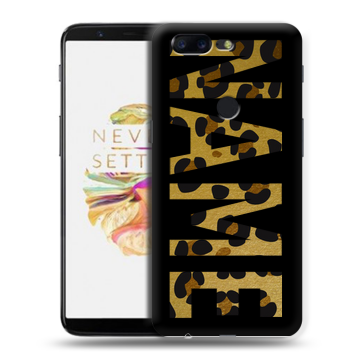 Силиконовый чехол на OnePlus 5T с принтом NAME