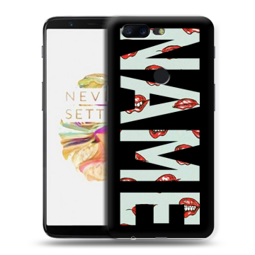 Силиконовый чехол на OnePlus 5T с принтом NAME