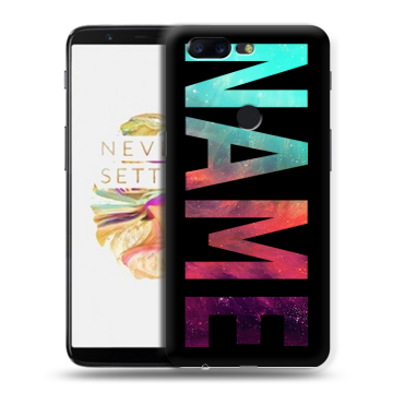 Силиконовый чехол на OnePlus 5T с принтом NAME