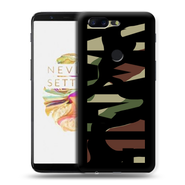 Силиконовый чехол на OnePlus 5T с принтом NAME