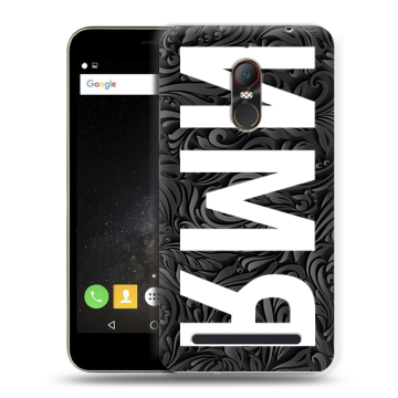 Силиконовый чехол на ZTE Nubia N1 Lite с принтом ИМЯ