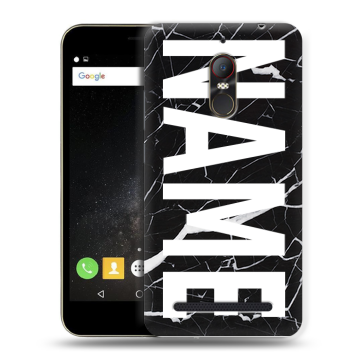 Силиконовый чехол на ZTE Nubia N1 Lite с принтом NAME