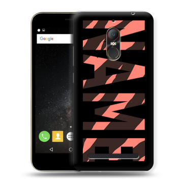 Силиконовый чехол на ZTE Nubia N1 Lite с принтом NAME