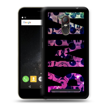 Силиконовый чехол на ZTE Nubia N1 Lite с принтом ИМЯ