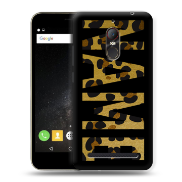 Силиконовый чехол на ZTE Nubia N1 Lite с принтом NAME