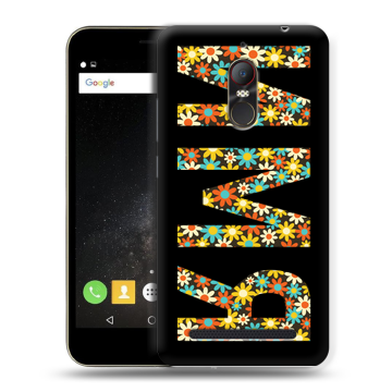 Силиконовый чехол на ZTE Nubia N1 Lite с принтом ИМЯ