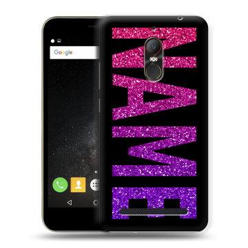 Силиконовый чехол на ZTE Nubia N1 Lite с принтом NAME