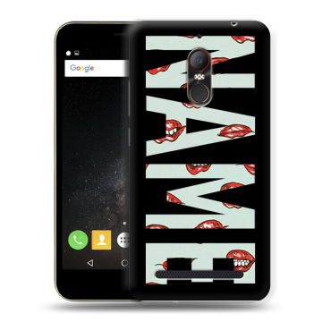 Силиконовый чехол на ZTE Nubia N1 Lite с принтом NAME
