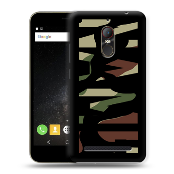 Силиконовый чехол на ZTE Nubia N1 Lite с принтом NAME