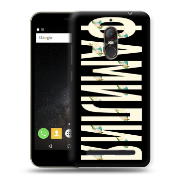 Силиконовый чехол на ZTE Nubia N1 Lite с принтом ФАМИЛИЯ