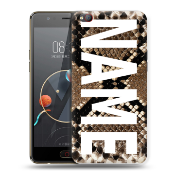 Пластиковый чехол на ZTE Nubia M2 Lite с принтом NAME