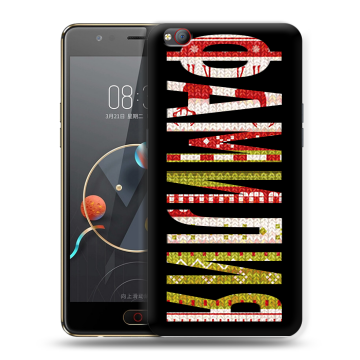 Пластиковый чехол на ZTE Nubia M2 Lite с принтом ФАМИЛИЯ