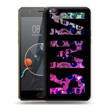 Пластиковый чехол на ZTE Nubia M2 Lite с принтом ИМЯ