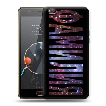 Пластиковый чехол на ZTE Nubia M2 Lite с принтом ФАМИЛИЯ