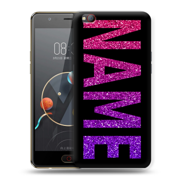 Пластиковый чехол на ZTE Nubia M2 Lite с принтом NAME